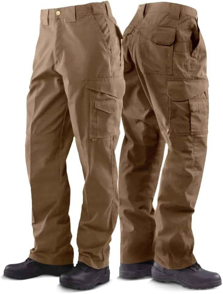 Tru-Spec 24-7 Original Cargo Work Pants for Men, Water Resistant, Ripstop