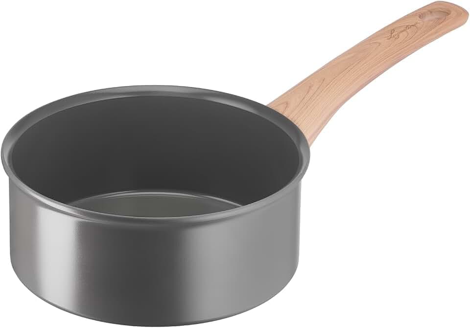 Lagostina Vivissima, Antihaft-Kasserolle 18 cm mit langem Griff, Keramikbeschichtung, schnelles Aufheizen und gleichmäßiges Kochen, geeignet für alle Wärmequellen einschließlich Induktion