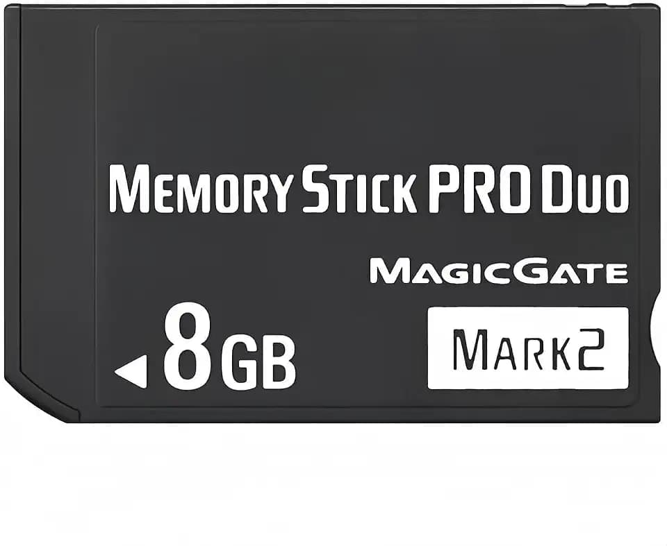 ShanVa Memory Stick PRO Duo 8 GB Mark 2 PSP Memory Stick Card, Classic PSP Memory Card for PSP 1000 2000 3000 and Cyber-Shot DSC, Alpha DSLR, Handycam, Car Audio, Photo Frames
