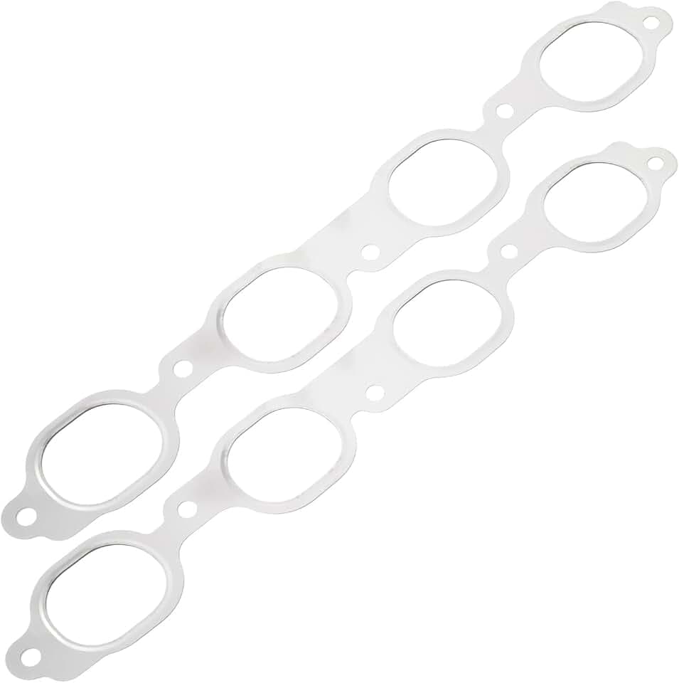 Pair 12657093 Gen V Exhaust Manifold Header Gasket Compatible with GM LT Based V8 Engines 5.3L 6.2L LT1 LT4 L8T L82 L83 L84 L86 L87 L8B 2014-2023, Replacement for Cadillac for Chevy Gaskets