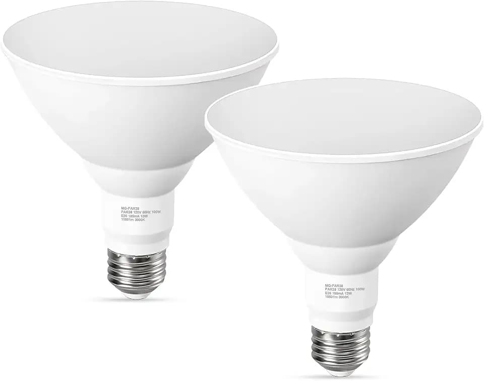 GvvooHome LED Flood Light Bulbs, 100W Equivalent Outdoor Light Bulbs 3000K