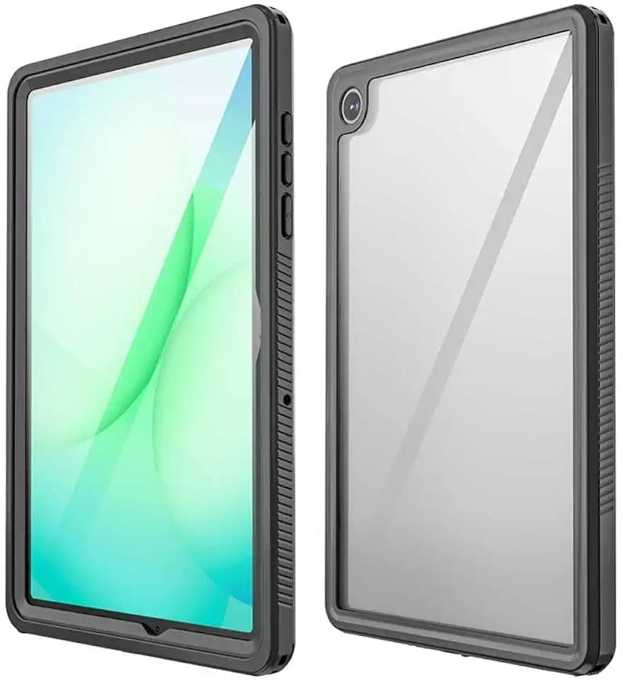 Lunivop for Samsung Galaxy Tab A11+ Plus Case 11 Inch 2025 Waterproof Black