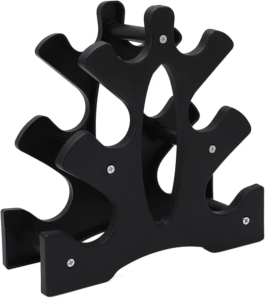 Uxsiya Kurzhantelständer, bessere Aufbewahrung, Gewichtsständer, 20 kg, PP-Lager, langlebig, hohe Stabilität für das Fitnessstudio