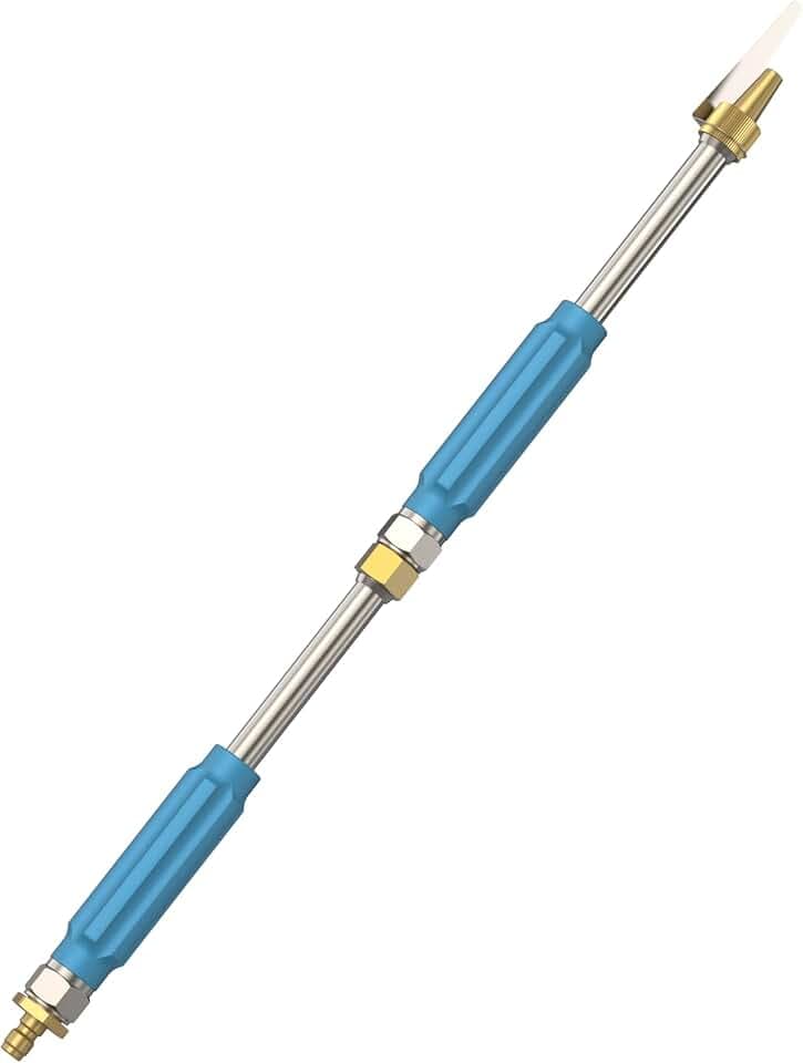 Pressure Washer More Longer Range Chemical Nozzle, 1/4'' Quick Connect Shooter Tip Power Washer Compatible with Ladder Saver for 1000 to 6000 Psi Pressure Washing