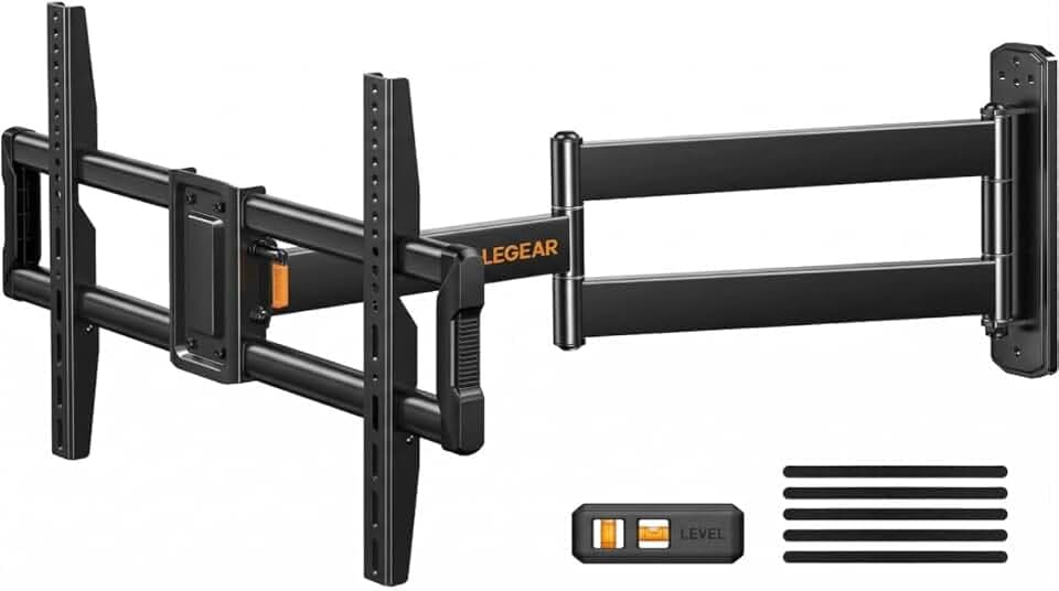 Perlegear Corner TV Wall Mount Long Arm TV Mount Bracket for 37-75 Inch TVs