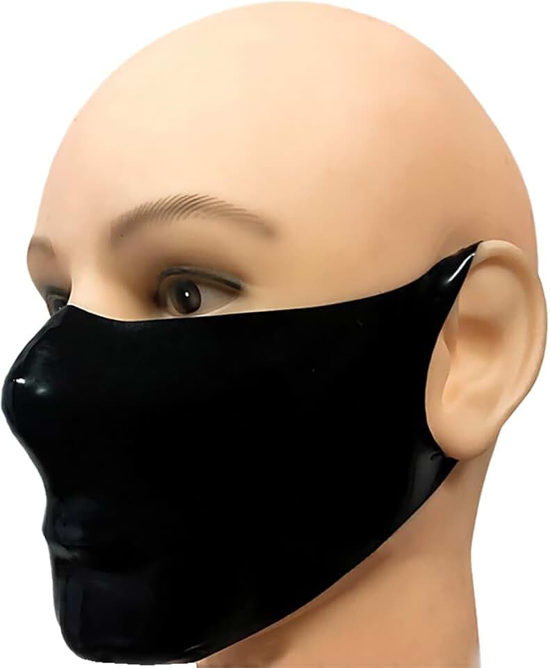 Latex Gummi Maske Handgefertigte,Latexmaske Kostüm Zubehör