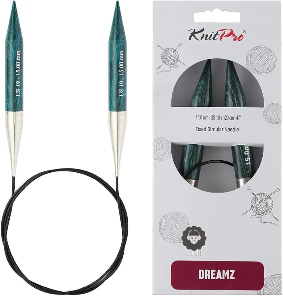 KnitPro Dreamz Fixed Circular Needles 47" (120cm) | US Size 19 (15mm)