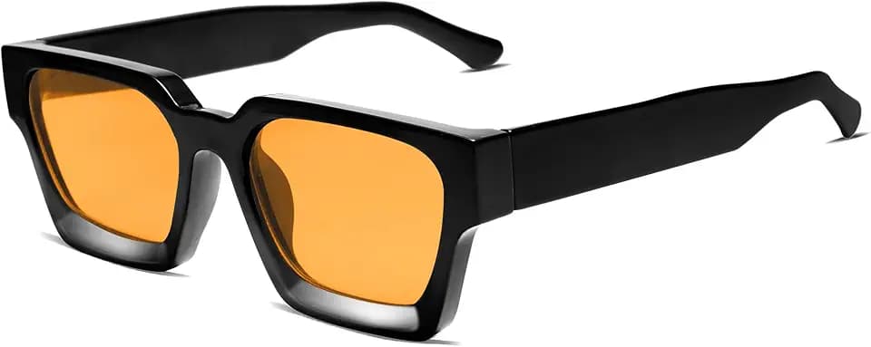 VANLINKER Retro Thick Chunky Square Sunglasses for Men Women VL9731