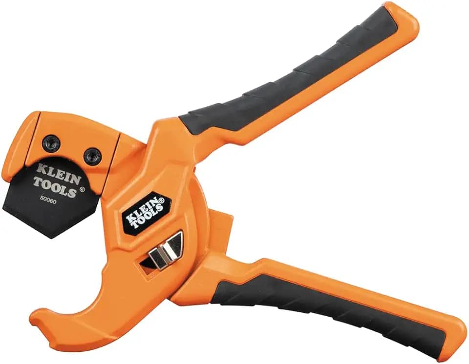 Klein Tools 50043 PEX Pipe and Tubing Cutter, 1-Inch I.D. Cutting Capacity for PEX Pipes and Soft-Shelled Tubing
