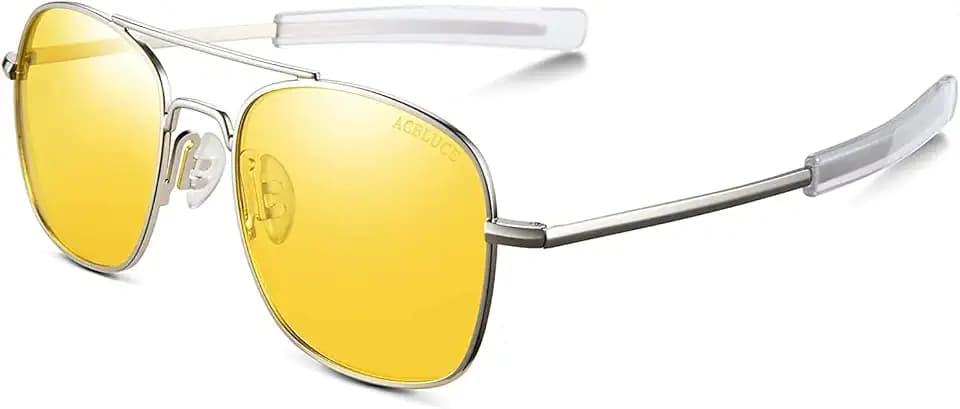 Aviator Sunglasses for Mens Women 53mm TAC Polarized Lense