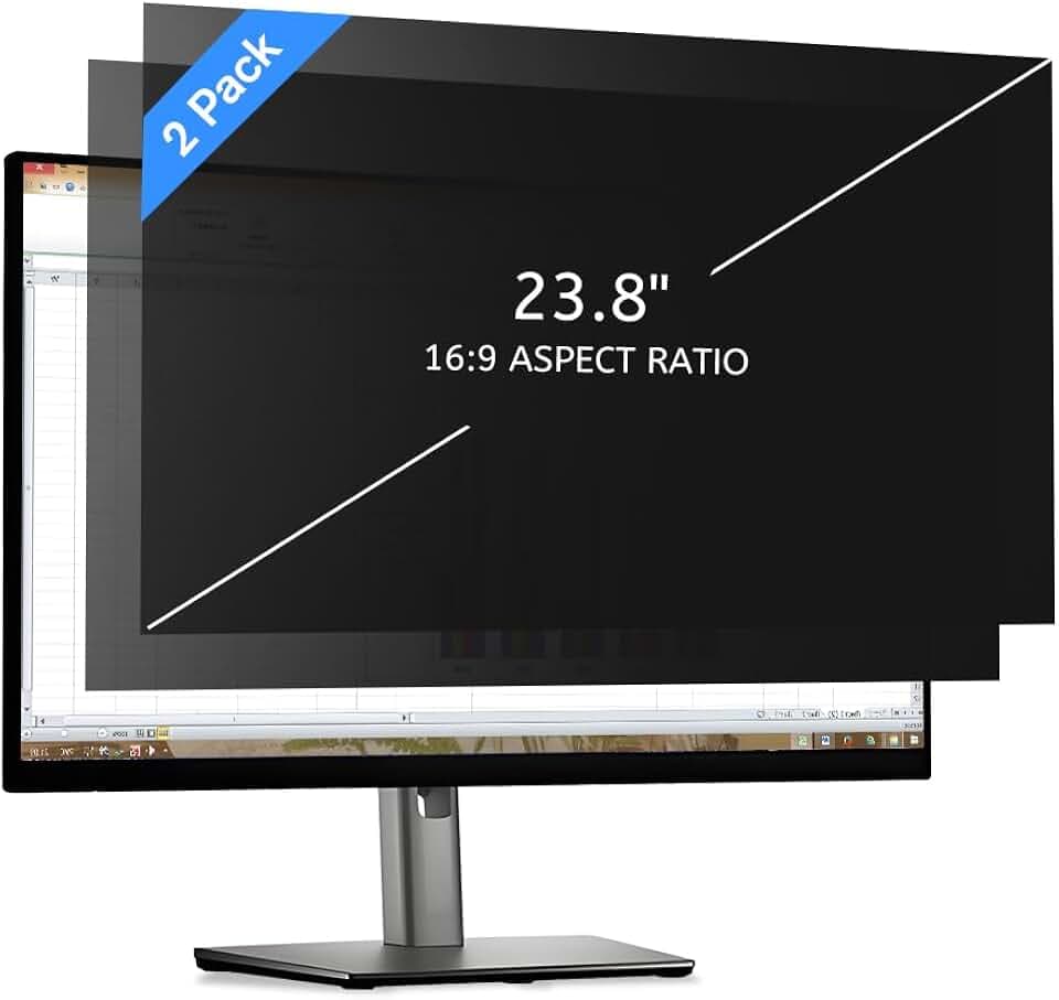 MOBDIK 23.8 Inch Computer Privacy Screen Filter for 16:9 Aspect Ratio