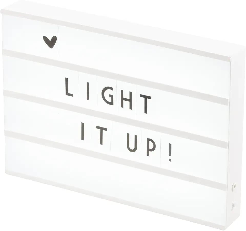 Lightbox mit buchstaben – A3 – 85 zeichen