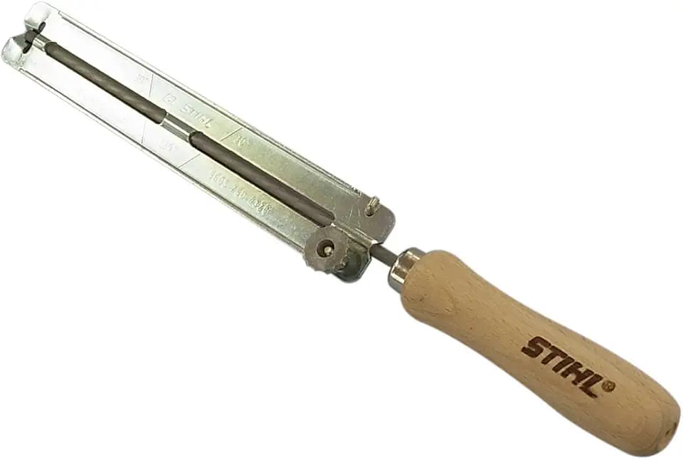 STIHL 56057504327 Feilenhalter mit Rundfeile, Durchmesser: 4mm