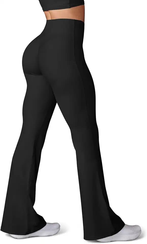 HEGALY Damen Umstands-Leggings über dem Bauch – lässige Schwangerschafts-Yogahose mit Taschen, butterweich