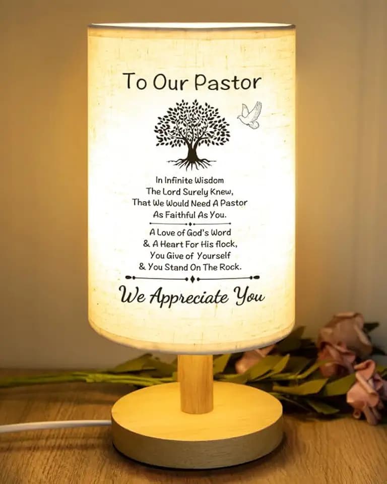 SOUHONEY Pastor Appreciation Gifts, Lamp for Pastor Gifts for Men Women