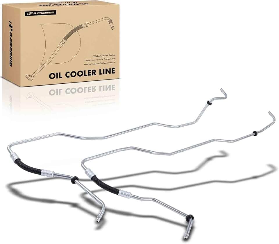 A-Premium Inlet and Outlet Transmission Oil Cooler Line Hose Assembly