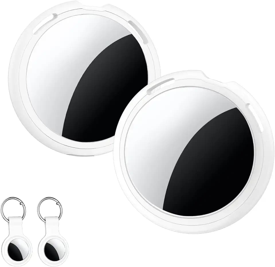 2er Pack Air Tracker Tag[Apple MFi-zertifiziert]for Apple Wo ist? (Nur iOS)