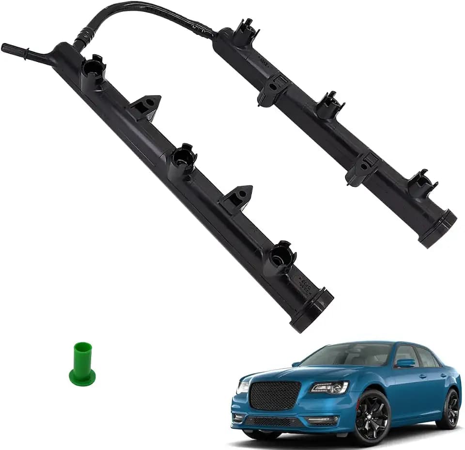 53034198AC Fuel Rail fits for Jeep Dodge Ram 2011-2025 Grand Cherokee 2011-2014 Chrysler 200 300 2011-2025 Challenger Charger Durango 2011-2019 Journey 2011-2014 Avenger 2014-2025 ProMaster 3.6L V6