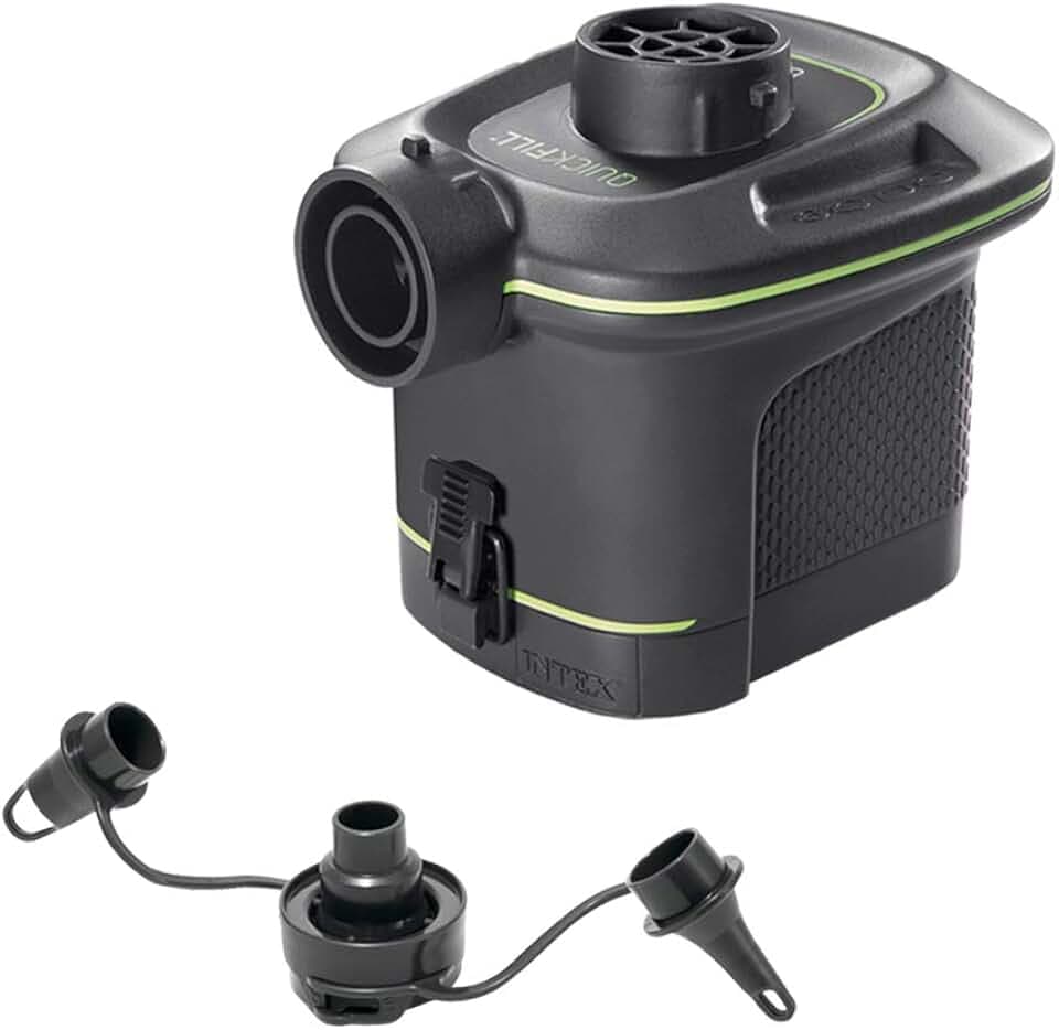 Intex 66638 Elektrische Pumpe Quick Fill,bunt Schwarz