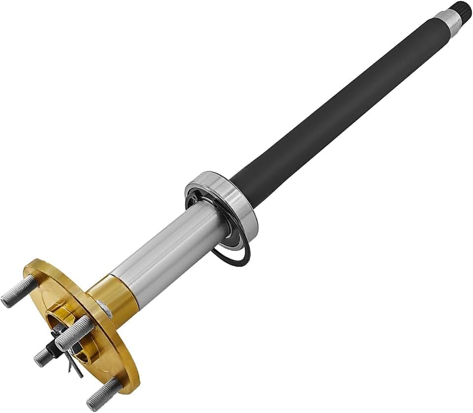 JW2-G6510-01 Rear Axle Assembly Compatible with 2007-2016 Yamaha G29 Electric Golf Cart Replace# JW2-G6510-00, JW2G651000, JW2G651001(Right Passenger Side)
