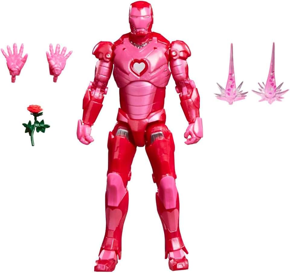 Marvel Legends Series I Love You 3000 Iron Man, Action-Figur (15 cm) zum Sammeln und Verschenken, Rosa