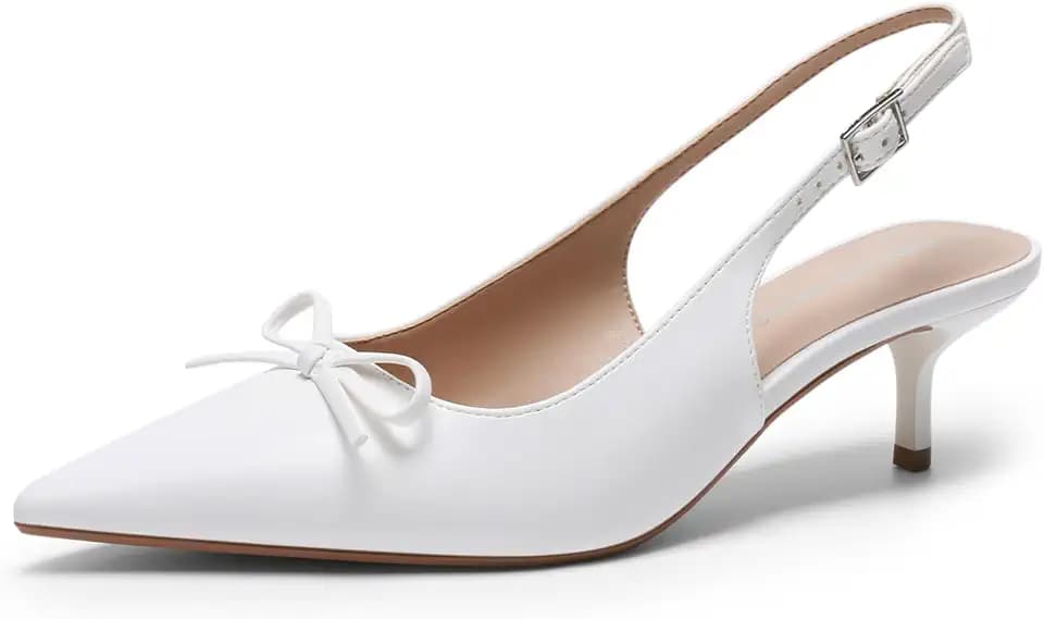 DREAM PAIRS Slingback Schuhe mit Kitten Heels