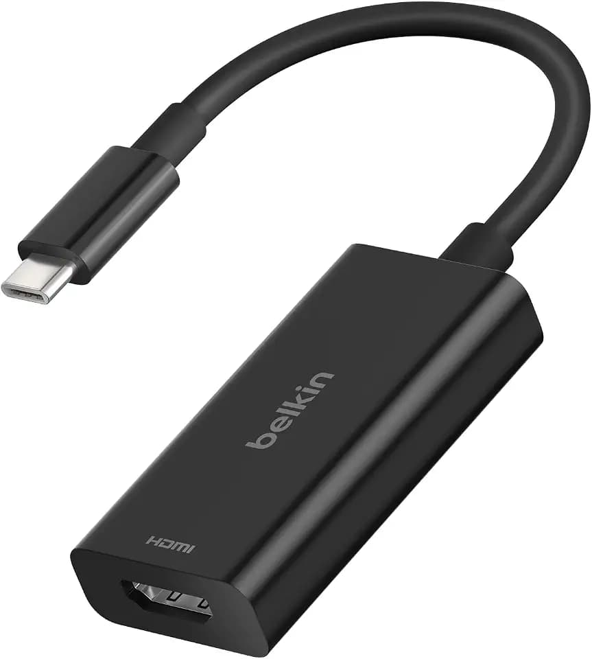 Belkin USB C to HDMI 2.1 Adapter, 8K@60Hz, HDR for MacBook, Chromebook, PC