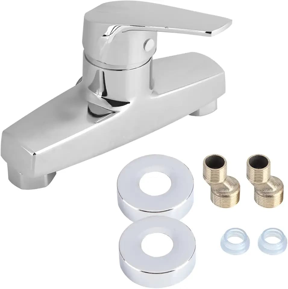 Milltrip Bathroom Shower Faucet Bathtub Single Handle Faucet Wall Mounted Bath Shower Valve Mixer Tap Zinc Alloy Shower Mixer Taps