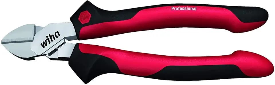 Wiha 43339 Professional mit DynamicJoint Seitenschneider, rot schwarz, 180mm