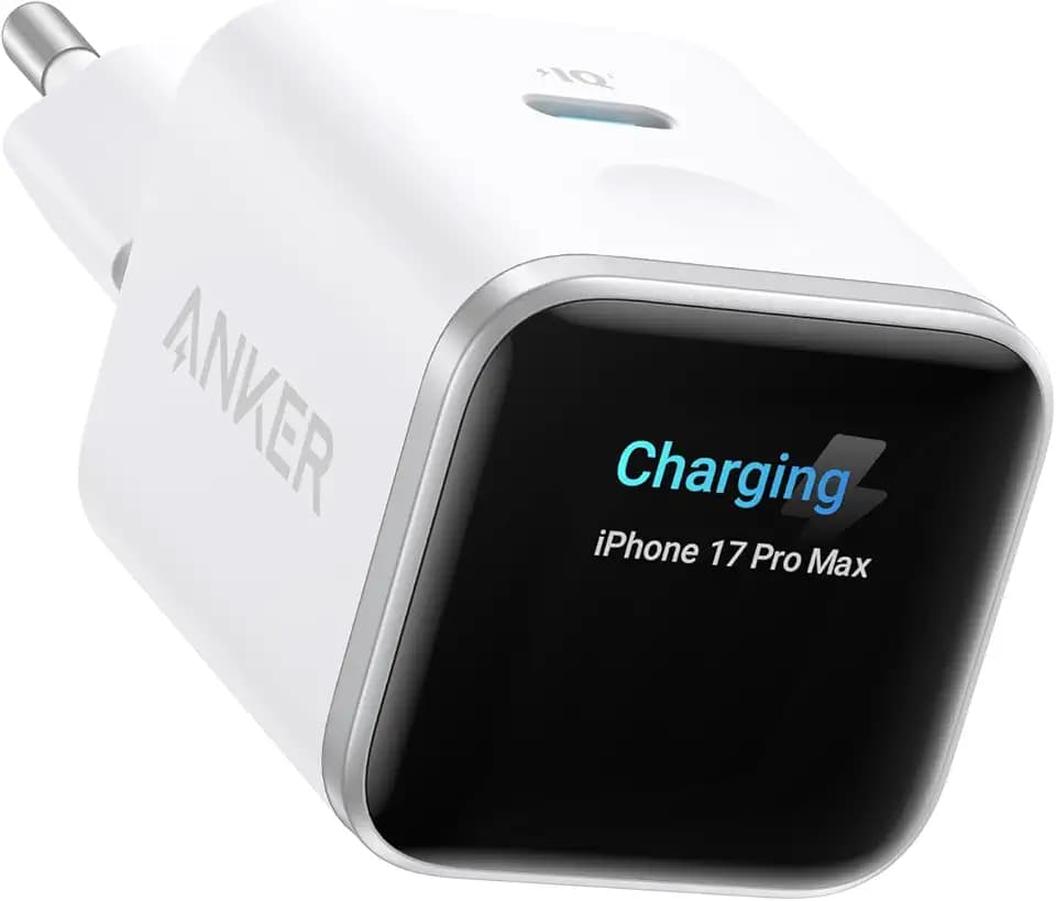 Anker Smart Ladegerät, Anker Nano 45W USB C Ladegerät mit Display GaN