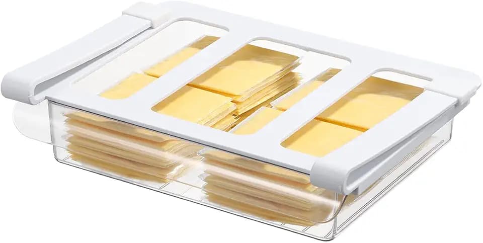 Fridge Drawer Organizer, 2" Height x 8.66" Width, Shallow