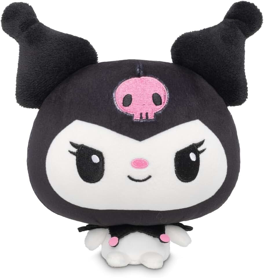 TeeTurtle Cloudheads Kuromi Plush 5 Inch Official Sanrio Stuffed Animal