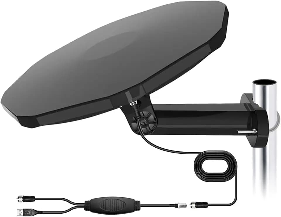 Digital Outdoor TV Antenna 360° Omni-Directional for Local Channels