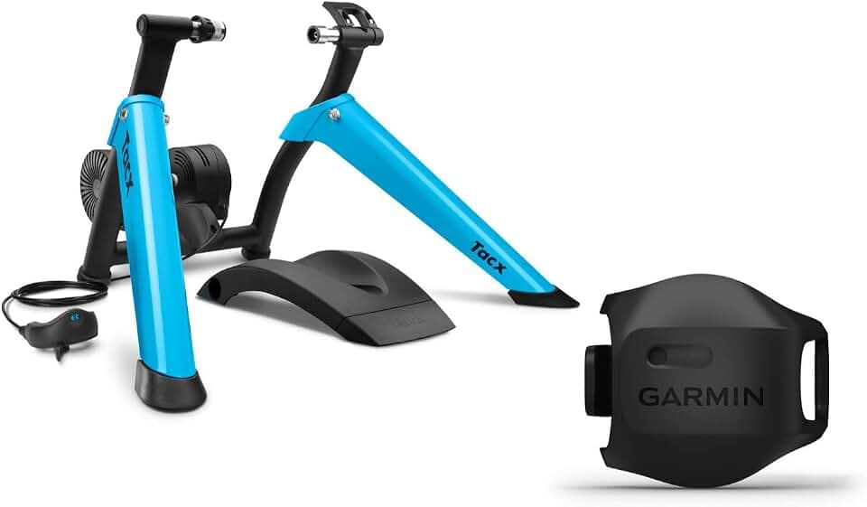 Garmin Tacx® Boost Rollentrainer Bundle mit Geschwindigkeitssensor