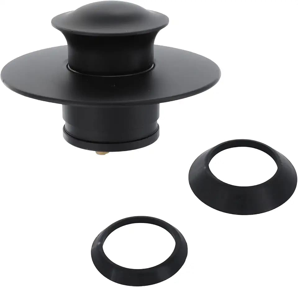 Danco EZ Drain Cover, Matte Black, (12355)