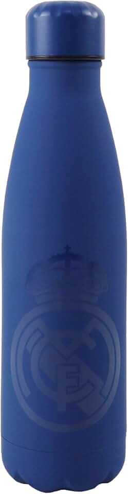 CyP Brands Real Madrid Flasche, Wasserflasche, Kanister, Trinkflasche, Blau, Offizielles Produkt