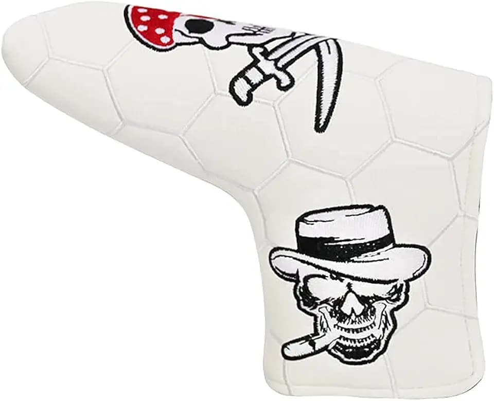 Golf Club Covers Blade Putter Cover Headcover Leather Magnetic Closure for Scotty Cameron Odyssey Taylormade Ping Gift for Men Women Golfer