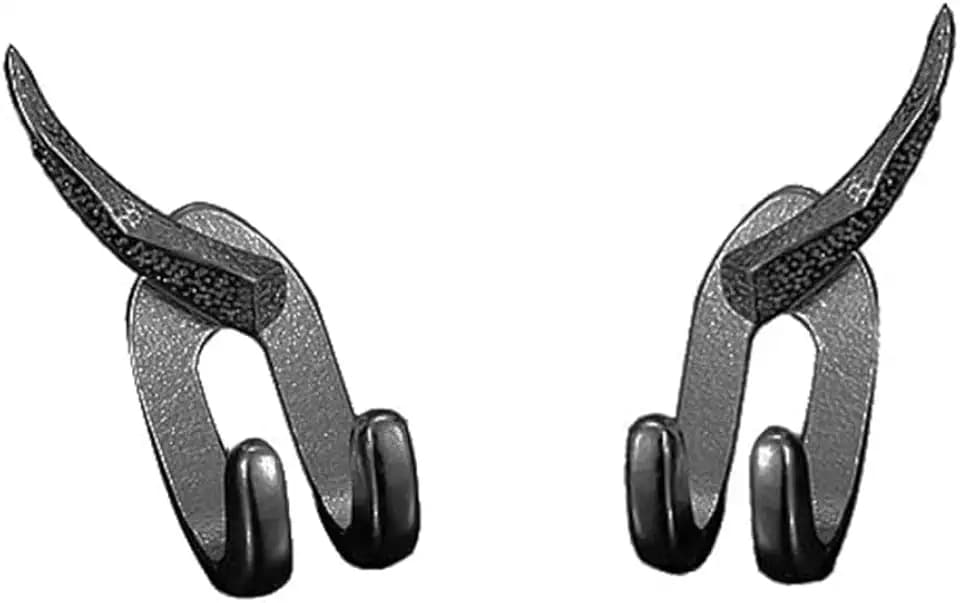 Detachable Dual Stud Earrings for Men New Punk Climber Claw Earrings Black Vintage Cool Cowhorn Gothic Earring Trending Hypoallergenic Fun Jewelry for Men