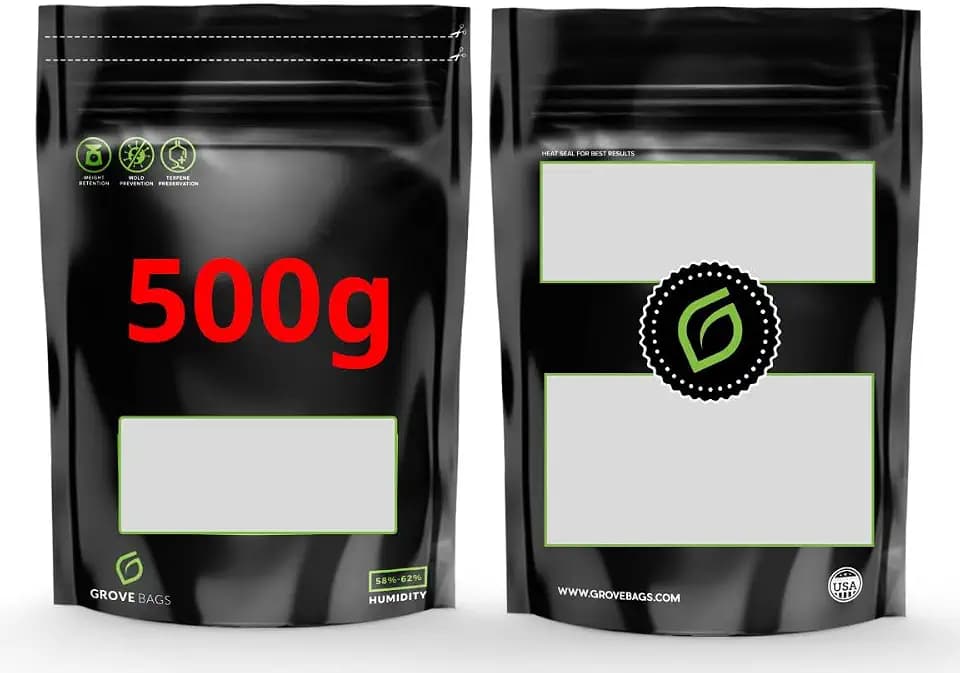 2 x 500g Grove Bags - (Original Made in U.S.A.) - Aufbewahrungsbeutel mit passiver Feuchtesteuerung
