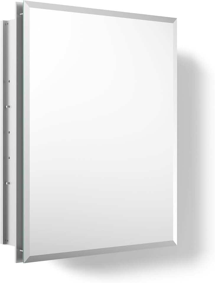 Kohler Frameless Bathroom Mirror Medicine Cabinet, 16 in x 20 in