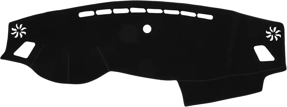 Car Dashboard Cover Mat Compatible for Kia Optima 2016-2020, Protective Polyester Black Center Console Interior Trim Dash Board Mat