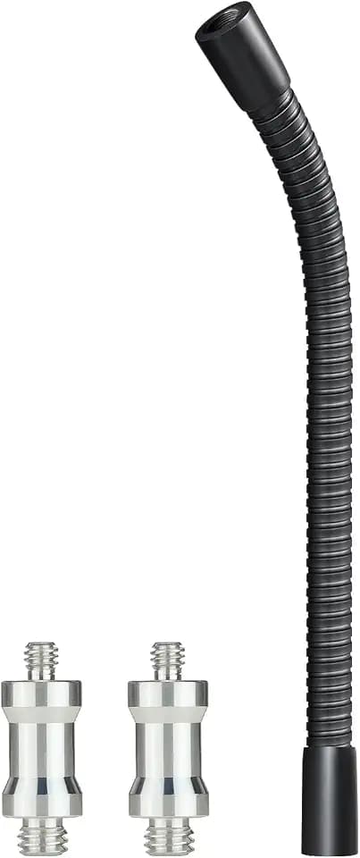 19 Inch Flexible Gooseneck Arm KN24-19, 1/4-20 and 3/8-16 Female Threads