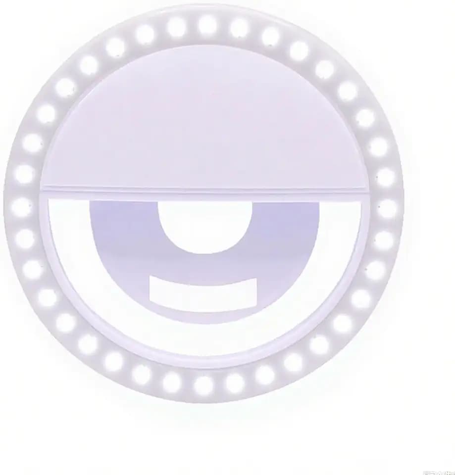 Selfie Ring Light Rechargeable Portable Clip-on Selfie Fill Light with 36 LED for Smart Phone Photography, Camera Video Makeup