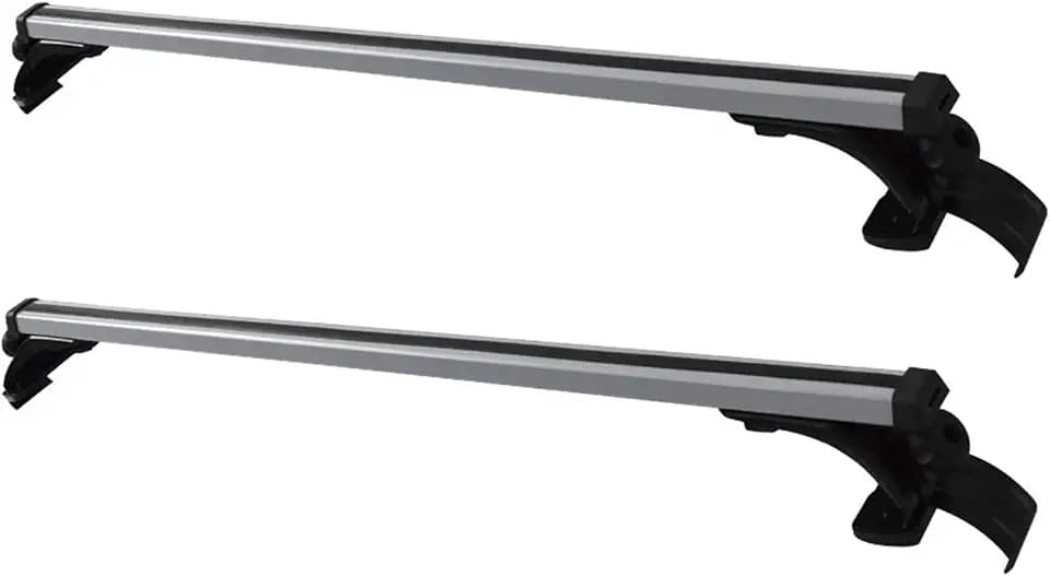 GXYWADY Universal Roof Rack Cross Bars 48 330LB Car Top Roof Cross Bar Luggage Cargo Carrier Rack w/ 3 Kinds Clamp Silver