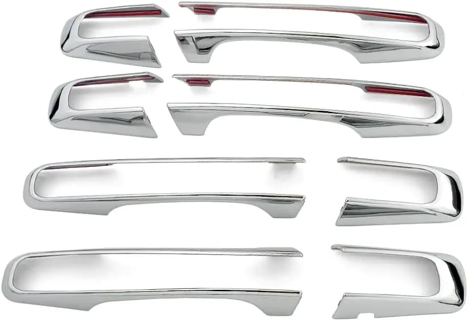 Chrome Exterior Door Handle Cover Trim for Land Rover Discovery Sport 2017-2023 Range Rover Sport 2014-2021 Evoque 2012-2018 Accessories Decor