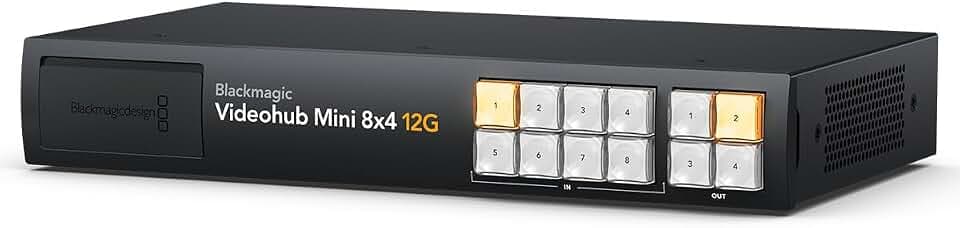 Blackmagic Design Videohub Mini 8x4 12G (BM-VHUBSMTK12G0804)