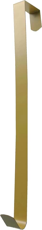 Simply Products Metall-Kranzaufhänger für Weihnachten, 35 cm, ideal für Zuhause, Büro, Haken über die Türen, goldfarben