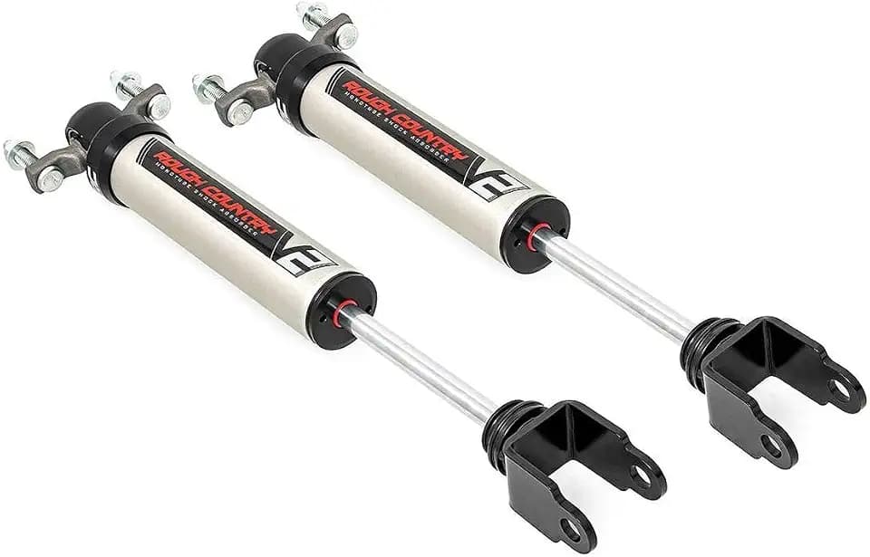 Rough Country 2.5-3" V2 Front Shocks for 2011-2022 2500HD/3500HD - 760832_A