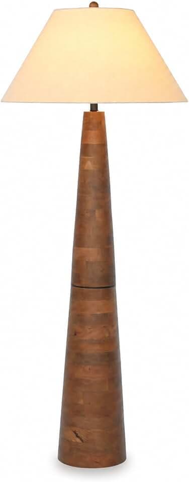 Signature Design by Ashley 1-Piece Contemporary Wood Floor Lamp