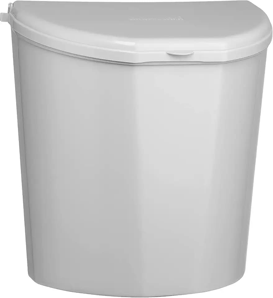 Brunner Pillar XL, Hängender Abfallbehälter, ideal für Wohnmobile und Wohnwagen, einfache Montage, geruchsneutral, Grau